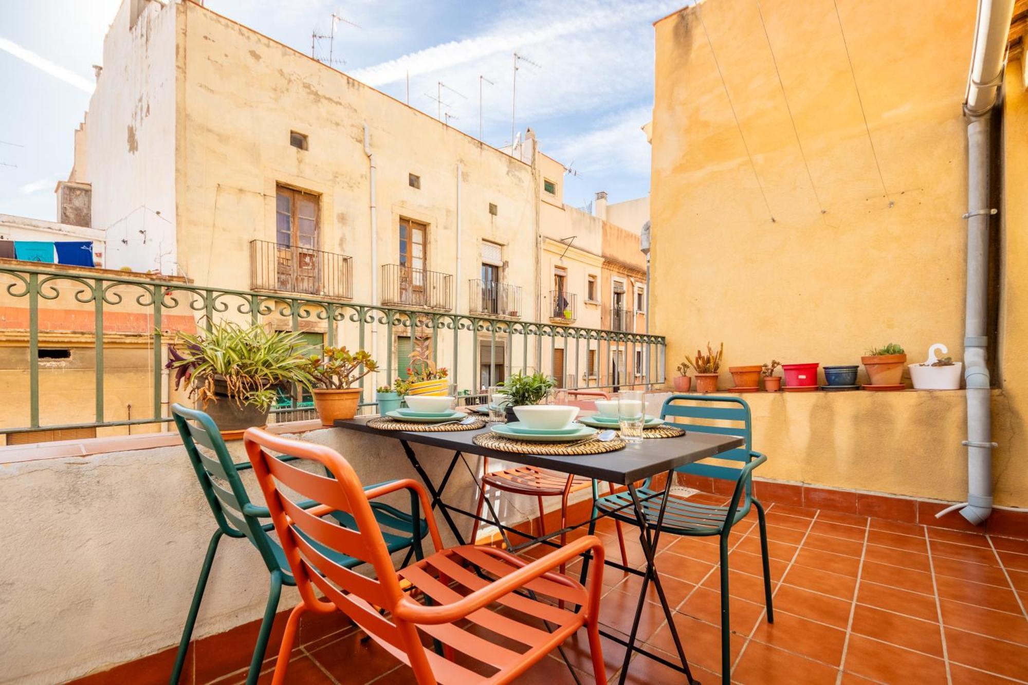 Апартаменты Grooovy Duplex Amb Terrassa Таррагона Экстерьер фото